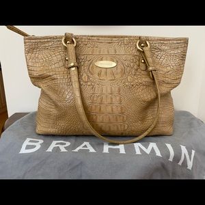 Tan Brahmin Tote
